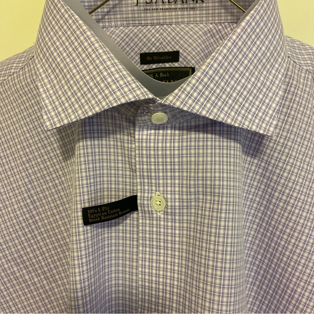 Jos. A. Bank Reserve Purple Dress Shirt with Classic Style
